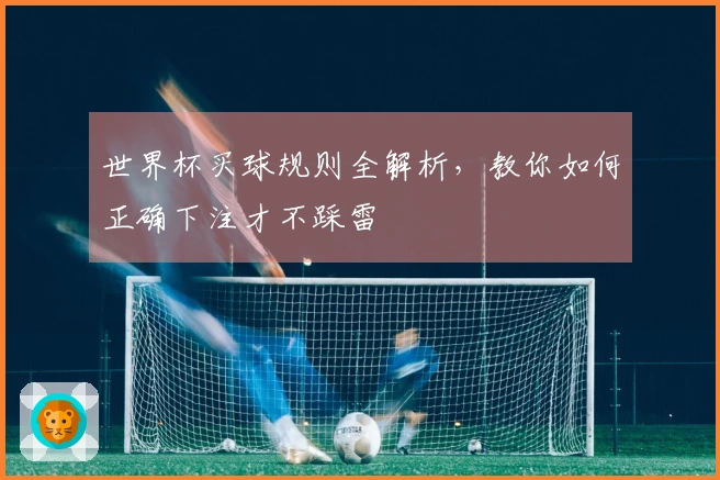 世界杯买球规则全解析，教你如何正确下注才不踩雷